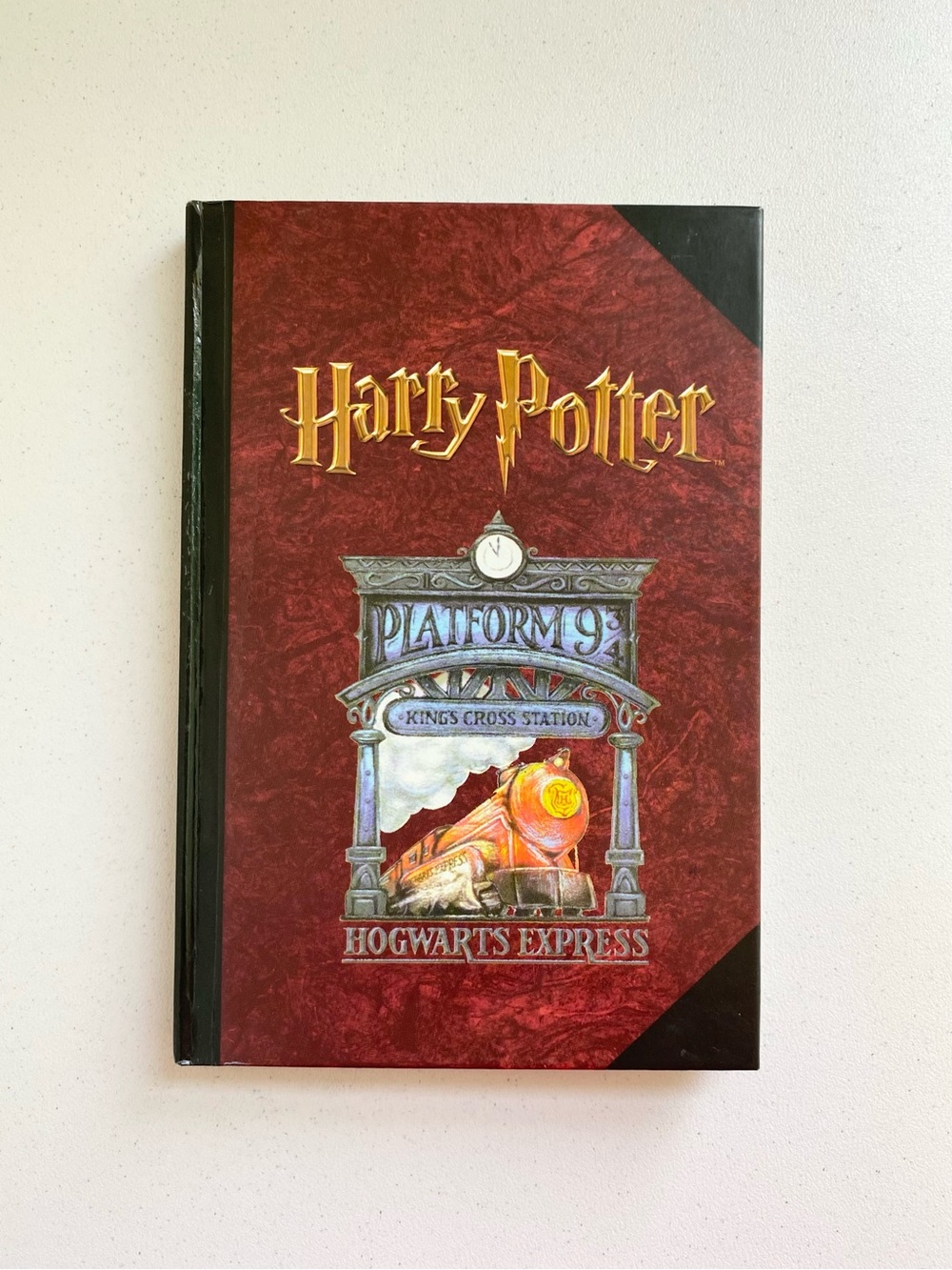 Vintage Harry Potter Hogwarts Express Platform 9 3/4 Hardcover Journal Notebook
